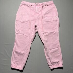 Judy Blue Women's Baby‎ Pink Regina High Rise Garment Dyed Denim Jogger Size 22W